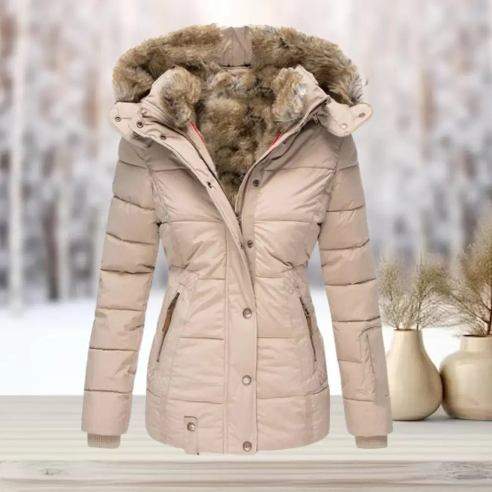 Fitted Down Puffer Jacket for Women – Warm & Stylish Winter Coat