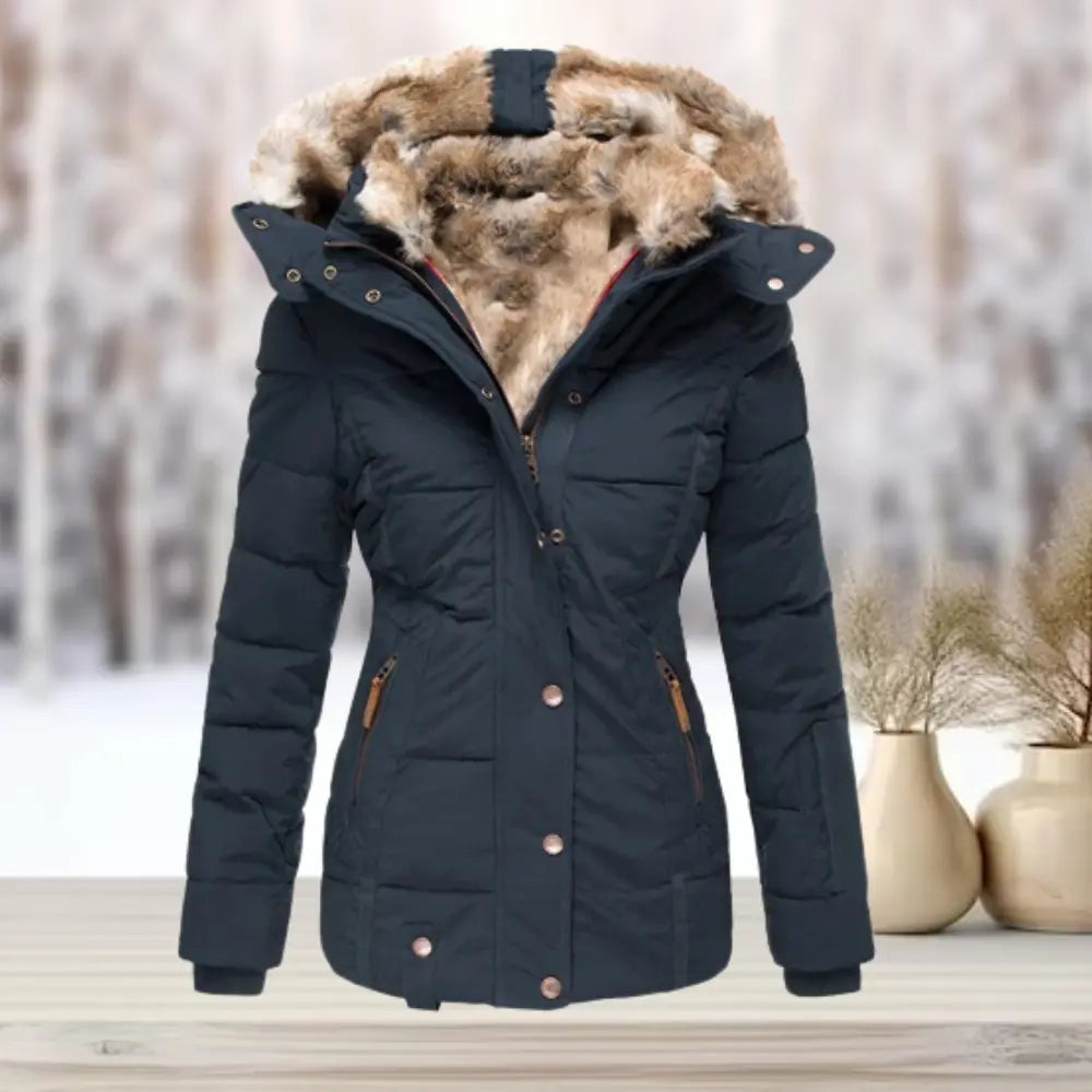 Fitted Down Puffer Jacket for Women – Warm & Stylish Winter Coat