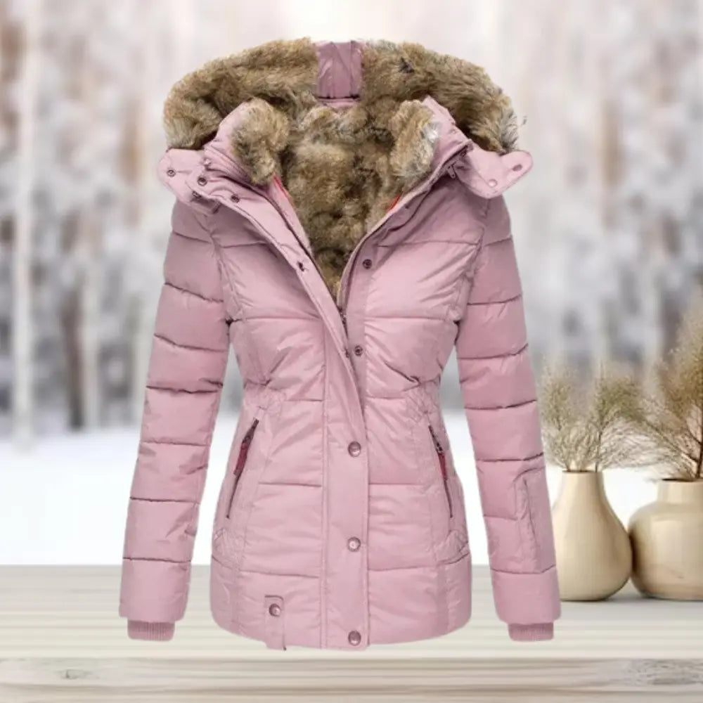 Fitted Down Puffer Jacket for Women – Warm & Stylish Winter Coat