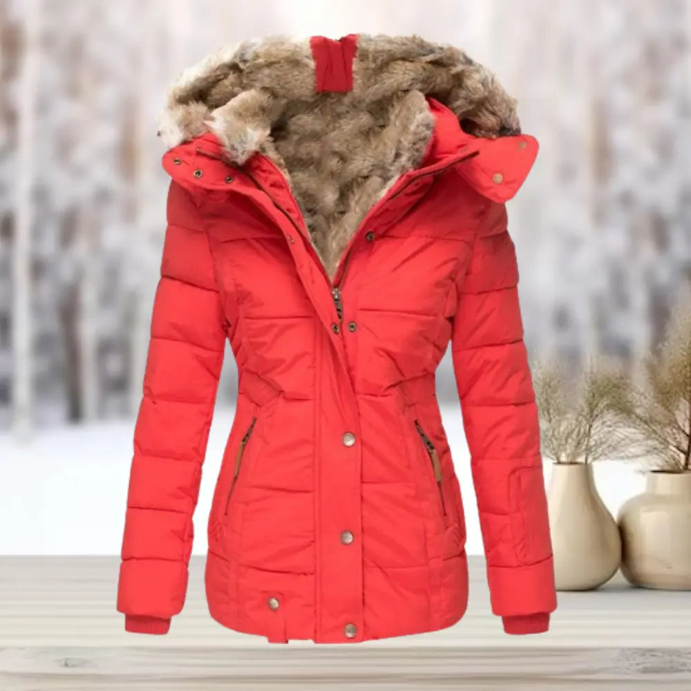 Fitted Down Puffer Jacket for Women – Warm & Stylish Winter Coat