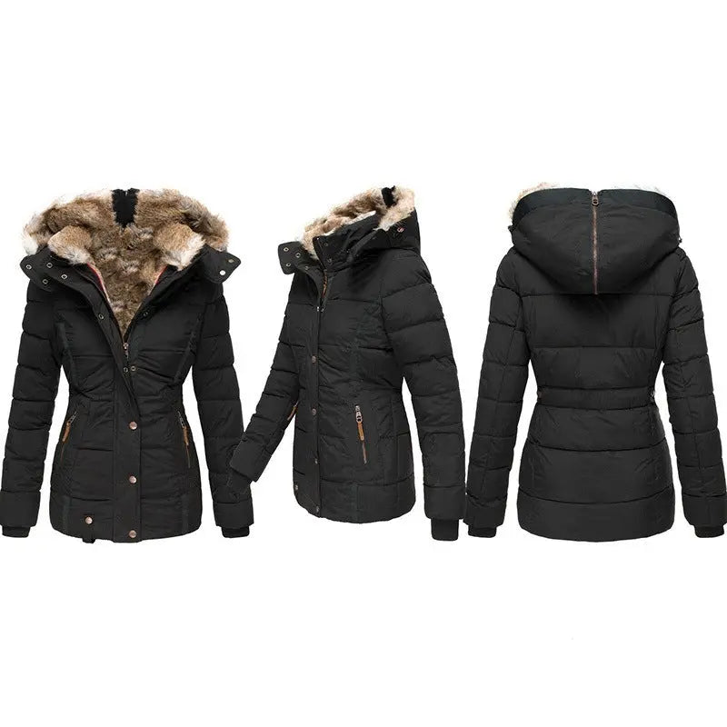 Fitted Down Puffer Jacket for Women – Warm & Stylish Winter Coat