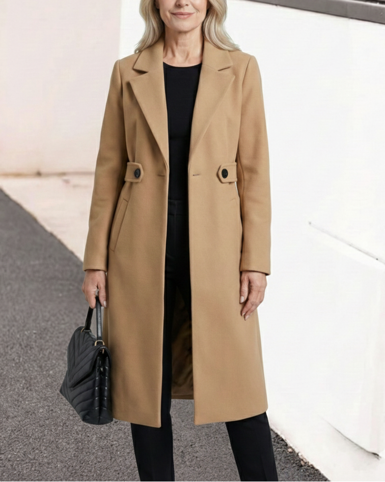 Women's Coat | For Winter | Size S-XL | Khaki, Brown, Coffee, Grey, Dark Blue