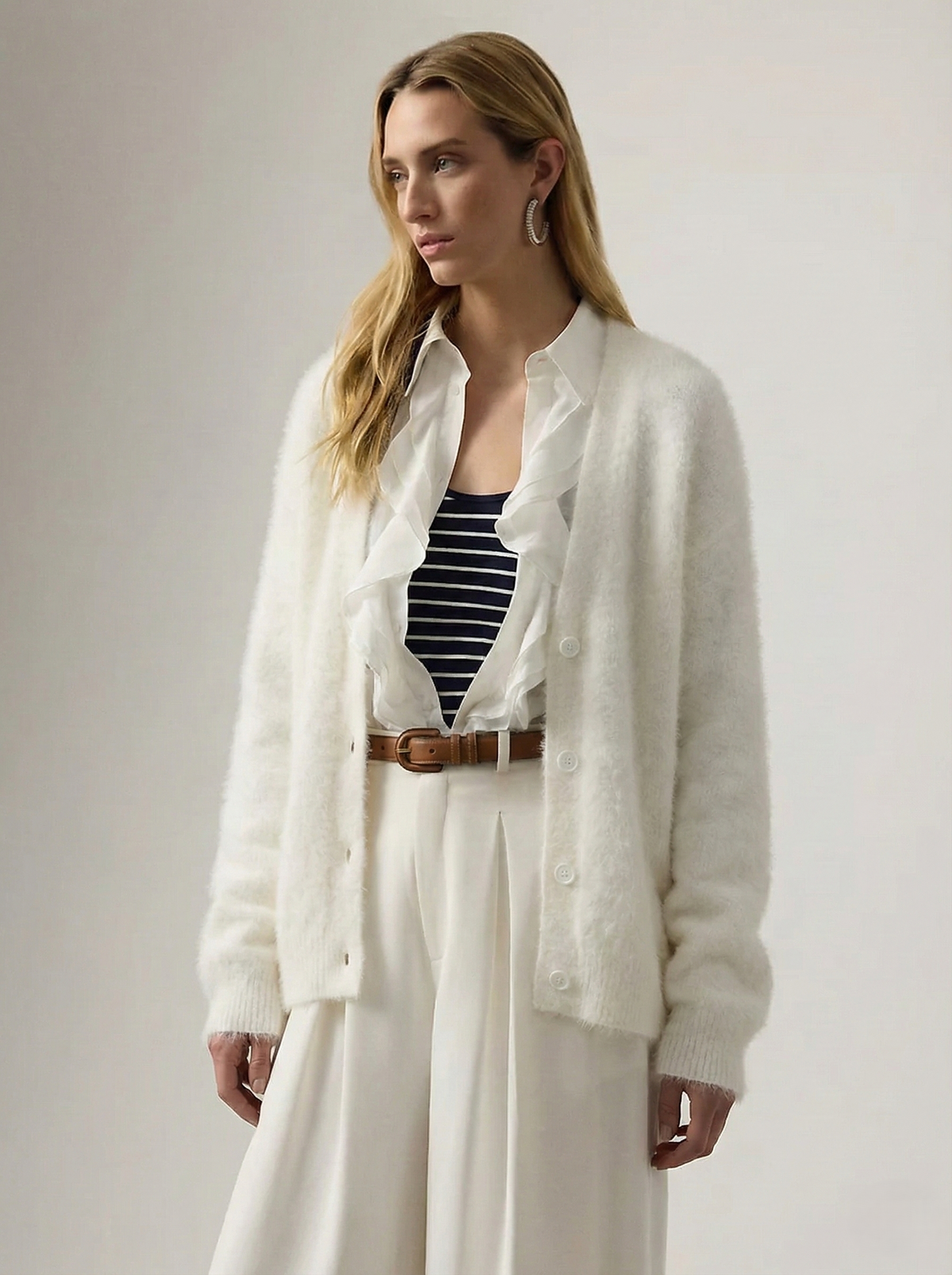 Junia Brushed Knit Oversized Cardigan