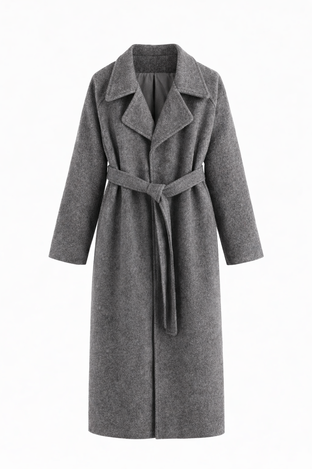 Caith – Elegant Belted Long Coat