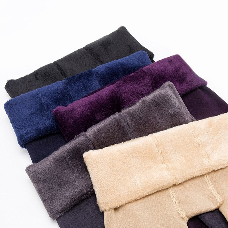 Women's Trousers with Lining | For Winter | Black, Navy Blue, Brown, Grey, Green, Beige and 2 more