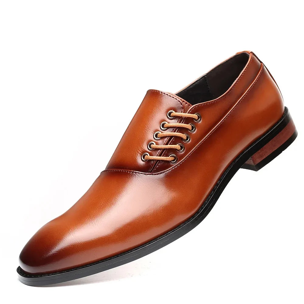 Bertolini | Classic Men's Leather-Like Oxford Shoes