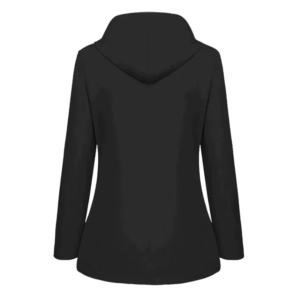 Women's Waterproof Rain Jacket with Hood and Breathable Fabric | For Winter | Size S-5XL