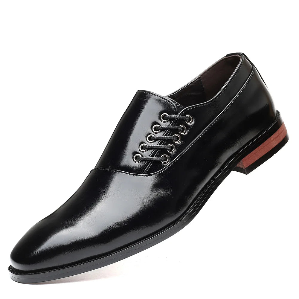 Bertolini | Classic Men's Leather-Like Oxford Shoes