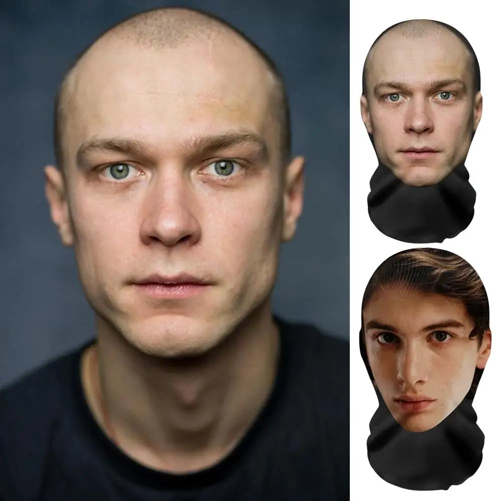Halloween's 3D Printed Funny Full Face Mask for Costumes and Cosplay