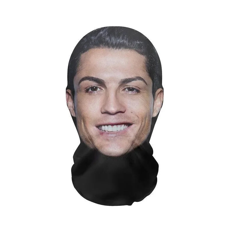 Halloween's 3D Realistic Face Masks for Cosplay and Street Style