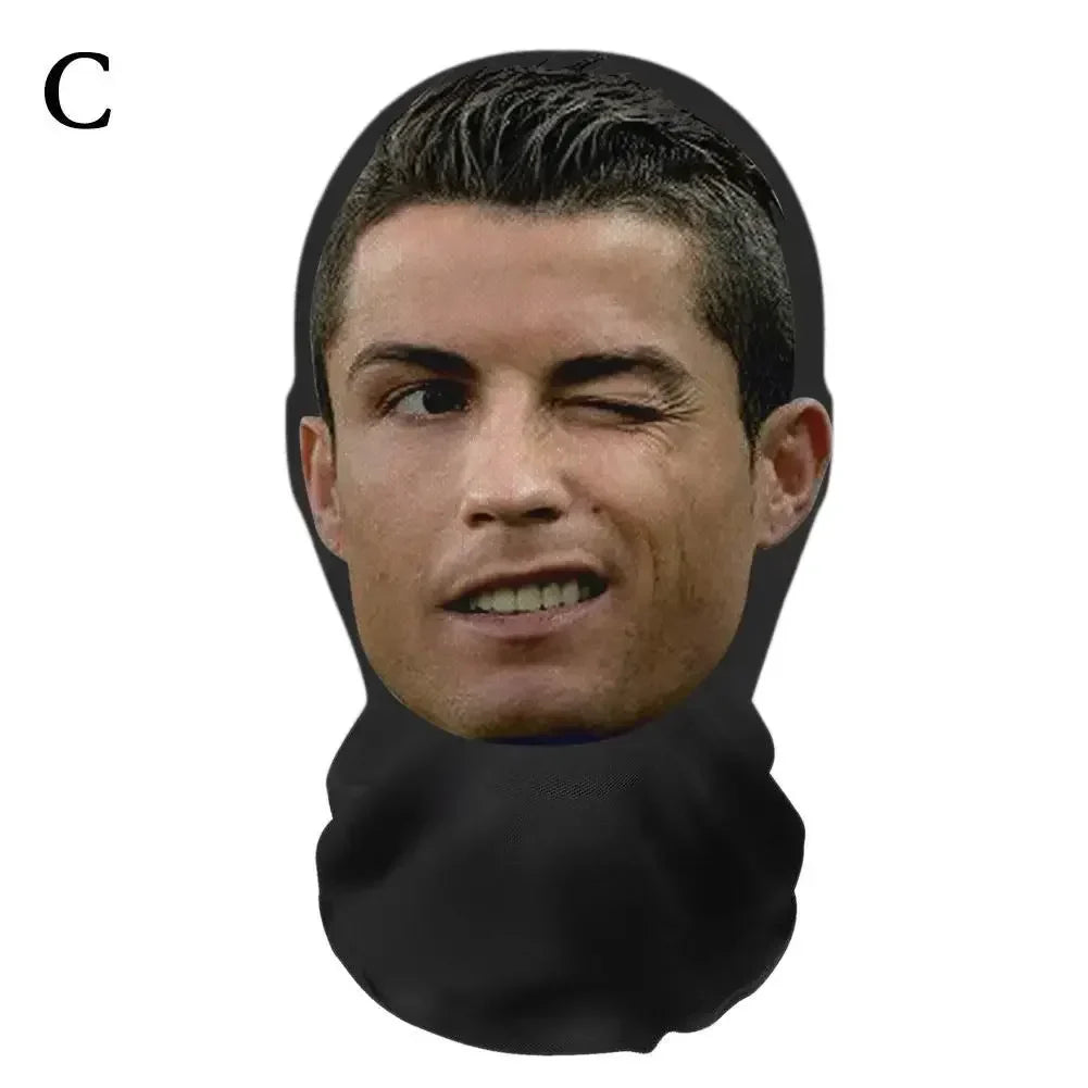 Halloween's 3D Realistic Face Masks for Cosplay and Street Style