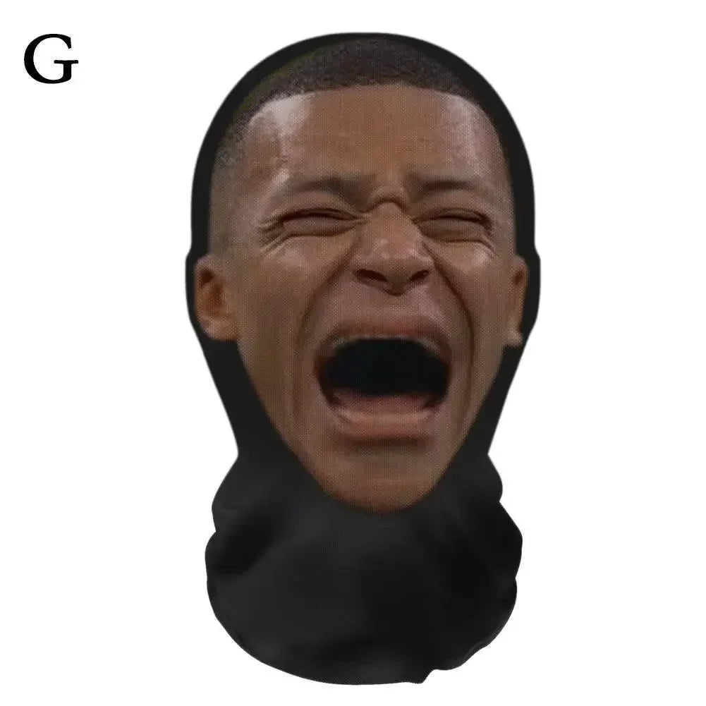 Halloween's 3D Realistic Face Masks for Cosplay and Street Style