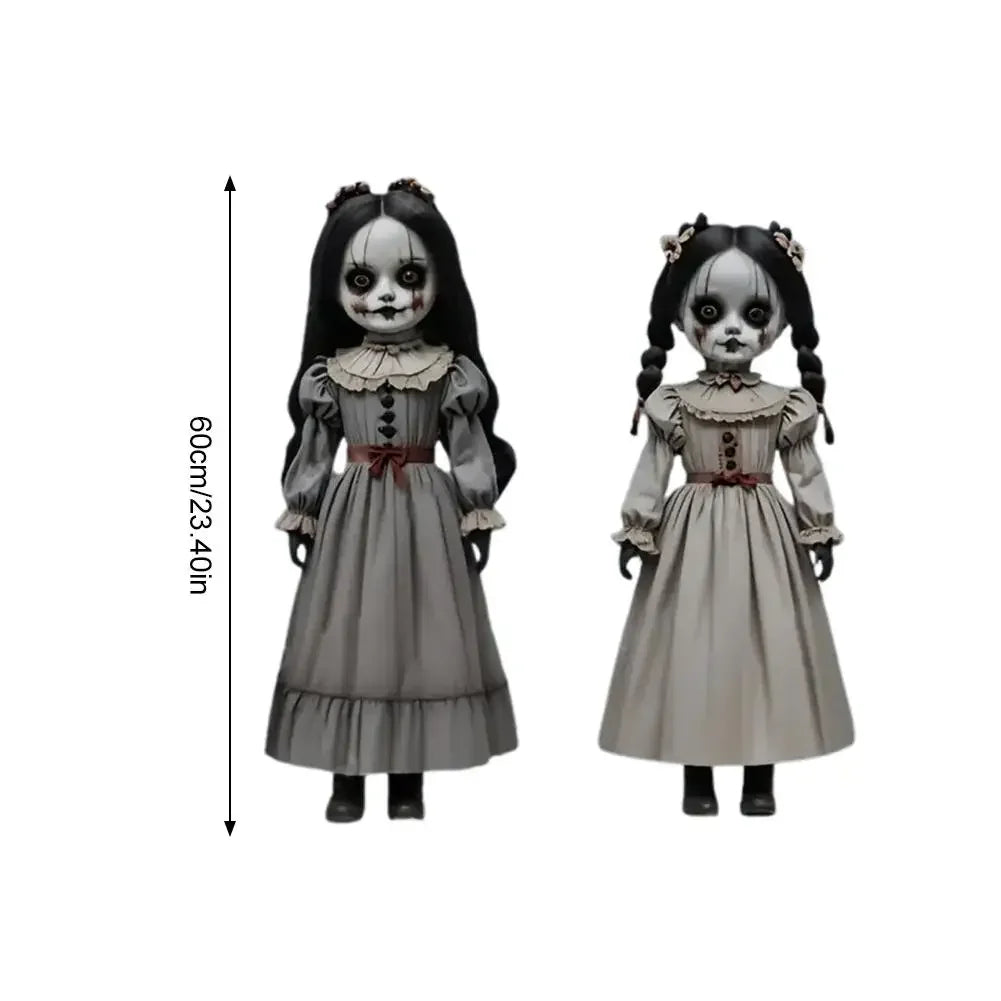 Halloween's Ghost Doll Yard Decorations with Stakes, Set of 2