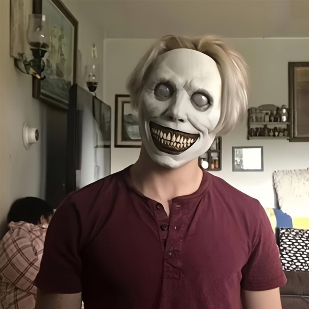 Halloween's Realistic Horror Full Face Costume Mask | Scary Prop