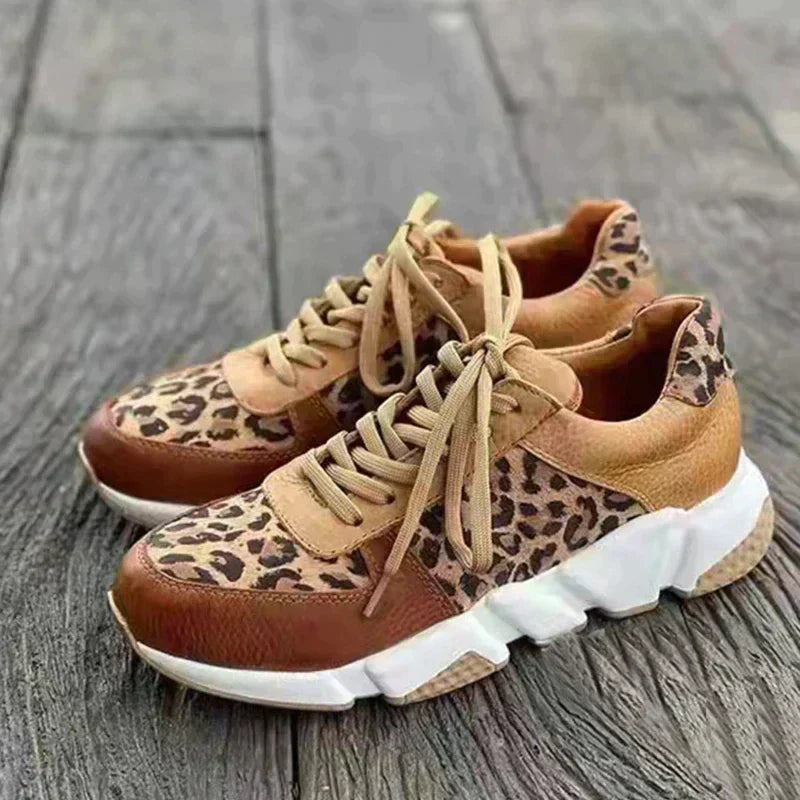 Ember | Comfortable Leopard Sneakers