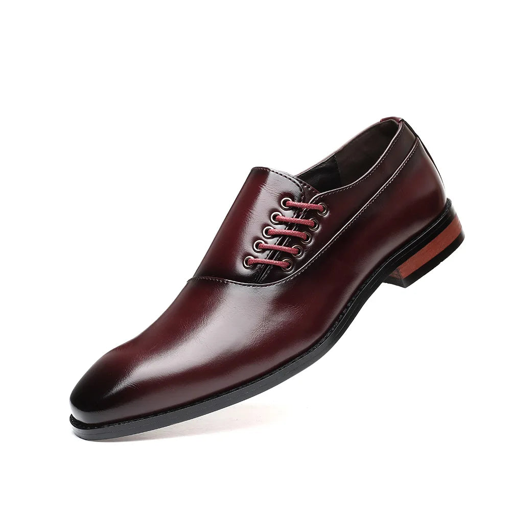 Bertolini | Classic Men's Leather-Like Oxford Shoes