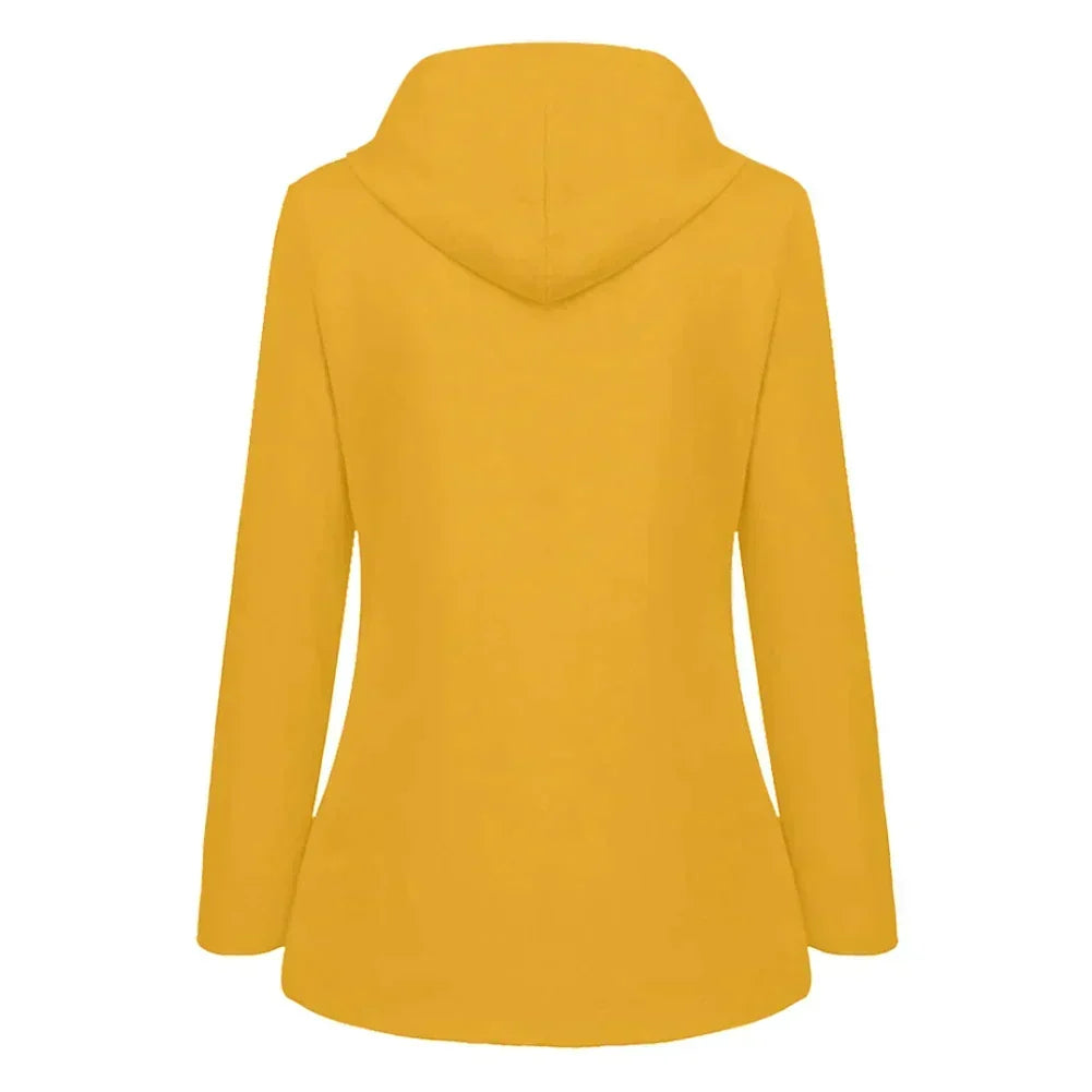Women's Waterproof Rain Jacket with Hood and Breathable Fabric | For Winter | Size S-5XL