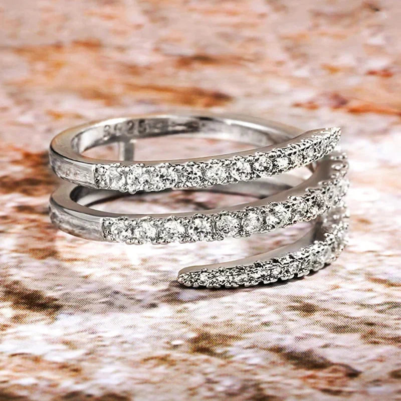 White Gold Ring - Timeless Italian Designer Jewelry