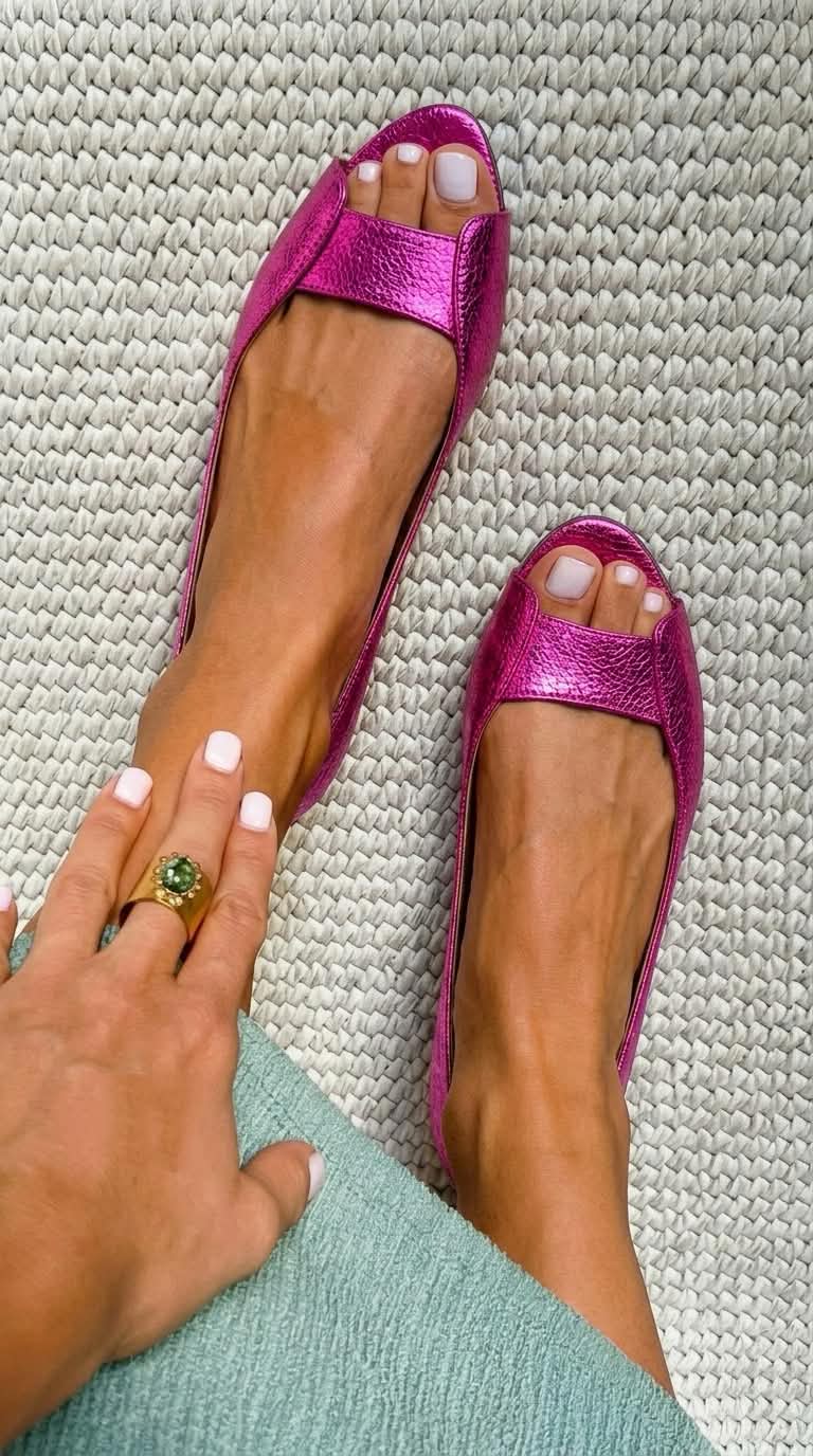 Adelina | Gold Comfortable Openwork Sandals