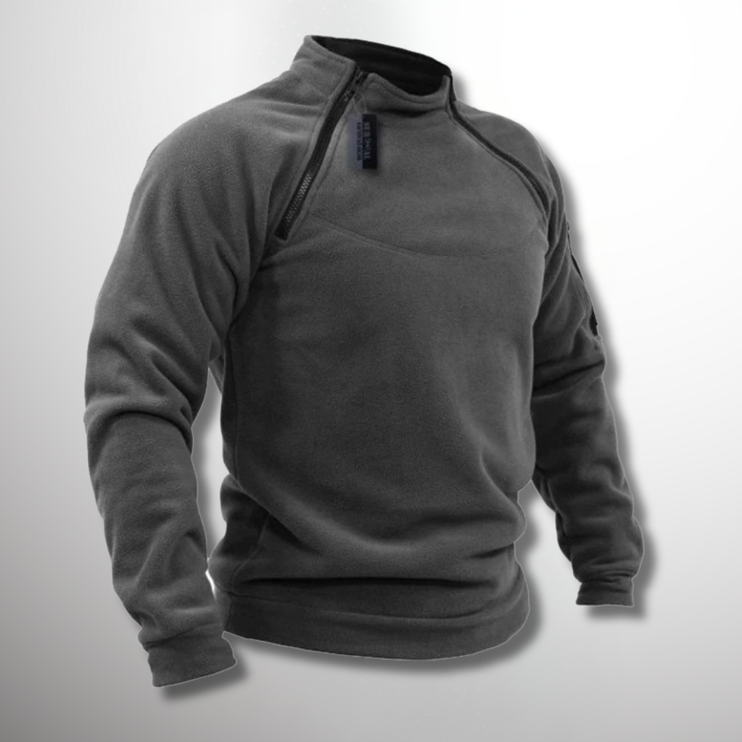 Friedrich | Mens Spring Quarter-Zip Sweater — Stand-Collar Lightweight Knit in 5 Colors S–3XL | Westmere