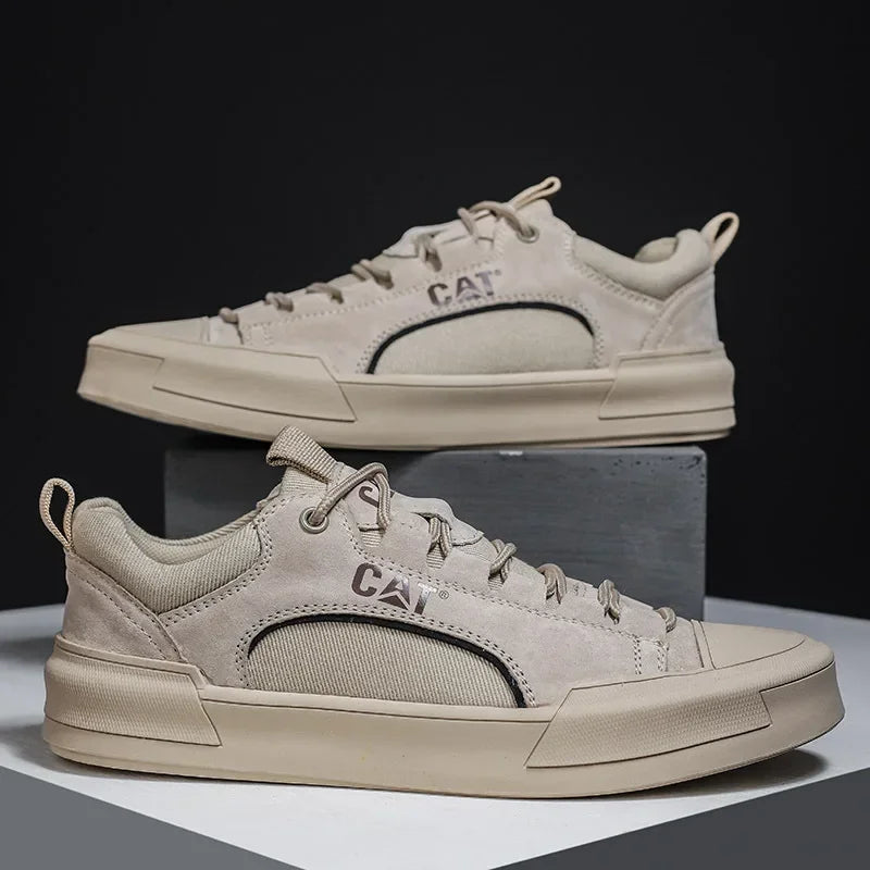 UrbanEdge | Men's Urban Style Leather-Like Sneakers