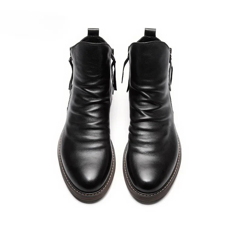 Bernardo Cavallino | Leather-Like boots with stitched detail