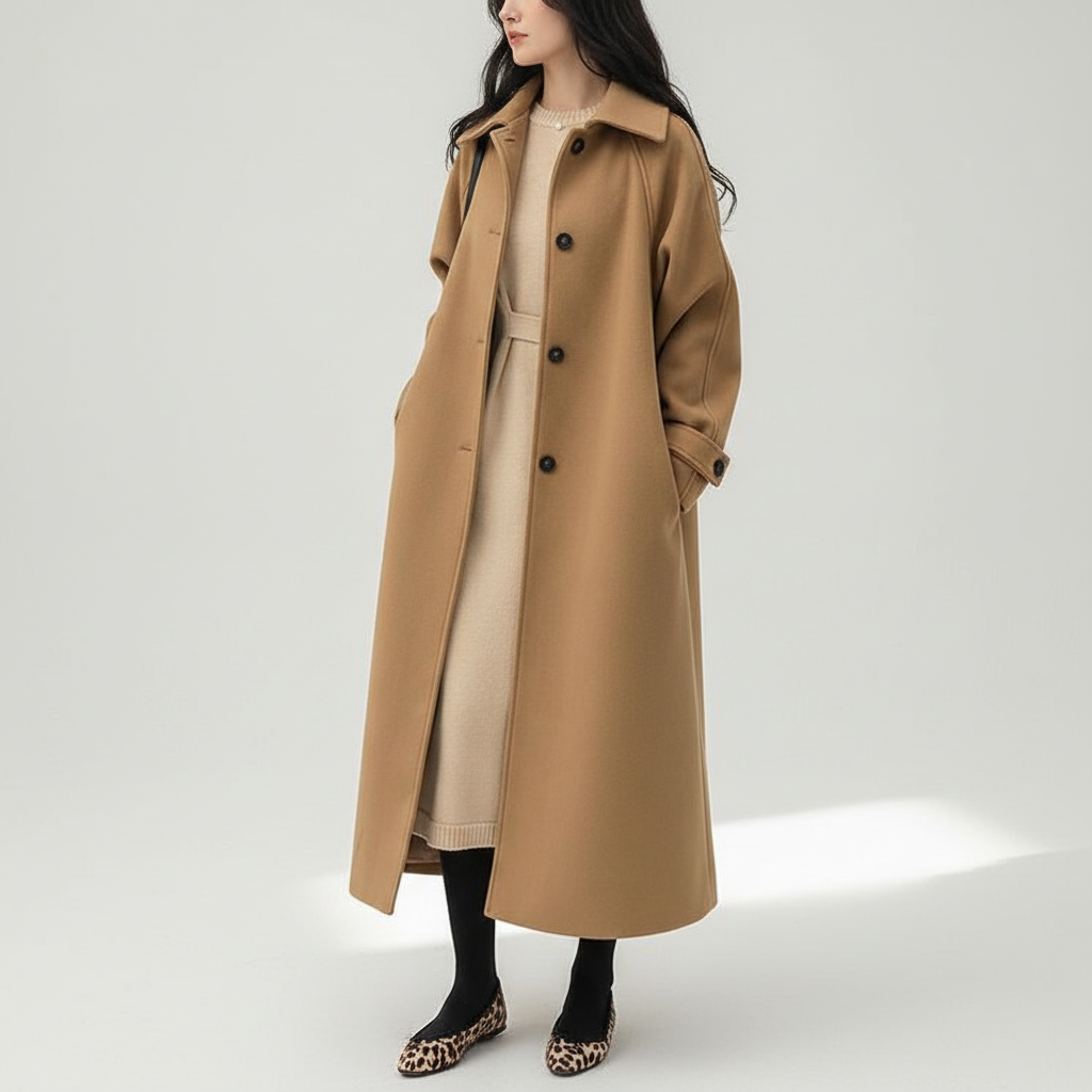 Women's Coat | For Winter | Size S-2XL | Khaki, Beige