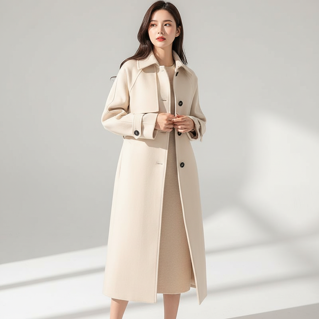 Women's Coat | For Winter | Size S-2XL | Khaki, Beige