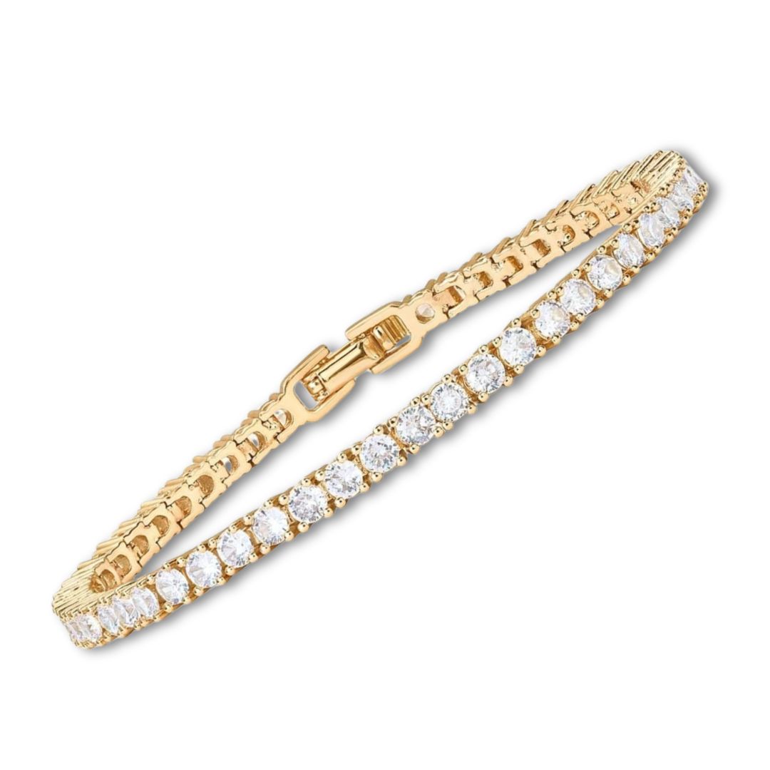 Tennis Bracelet in White Gold - Classic Elegant Everyday Jewelry