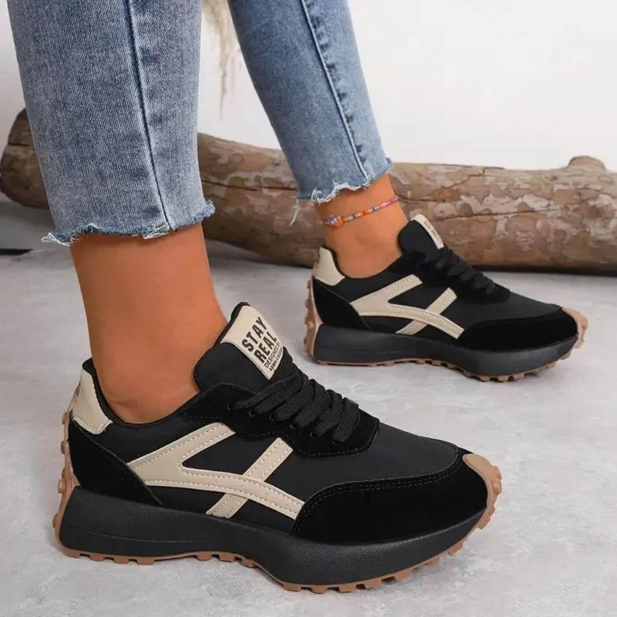 Women's Orthopedic Anti-Slip Sneakers with Cushioned Sole