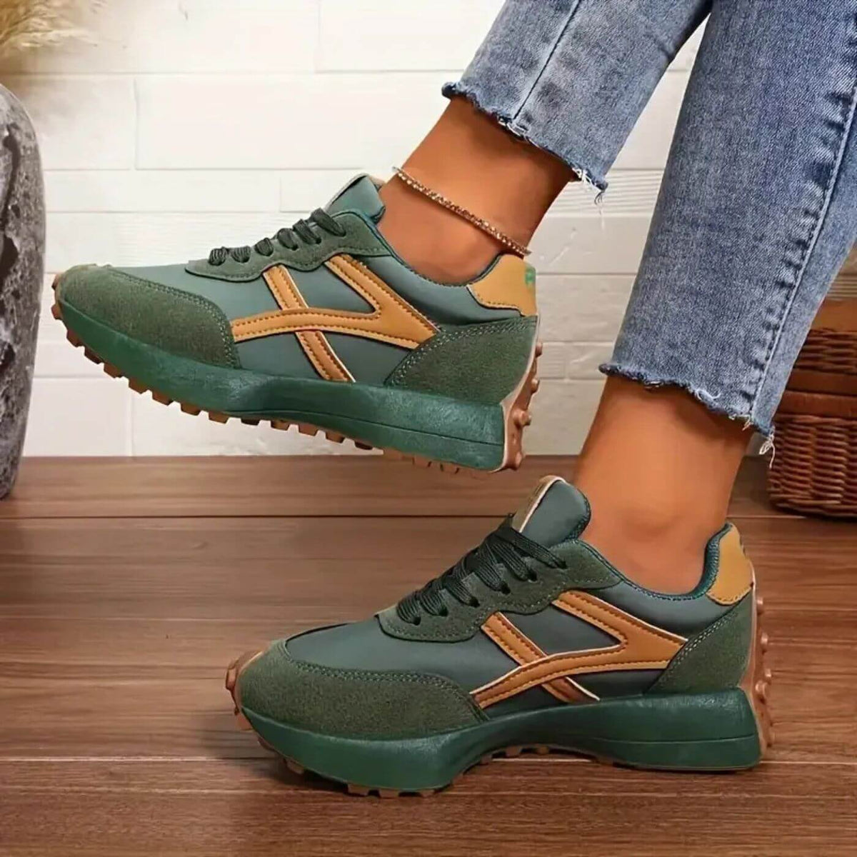 Women's Orthopedic Anti-Slip Sneakers with Cushioned Sole