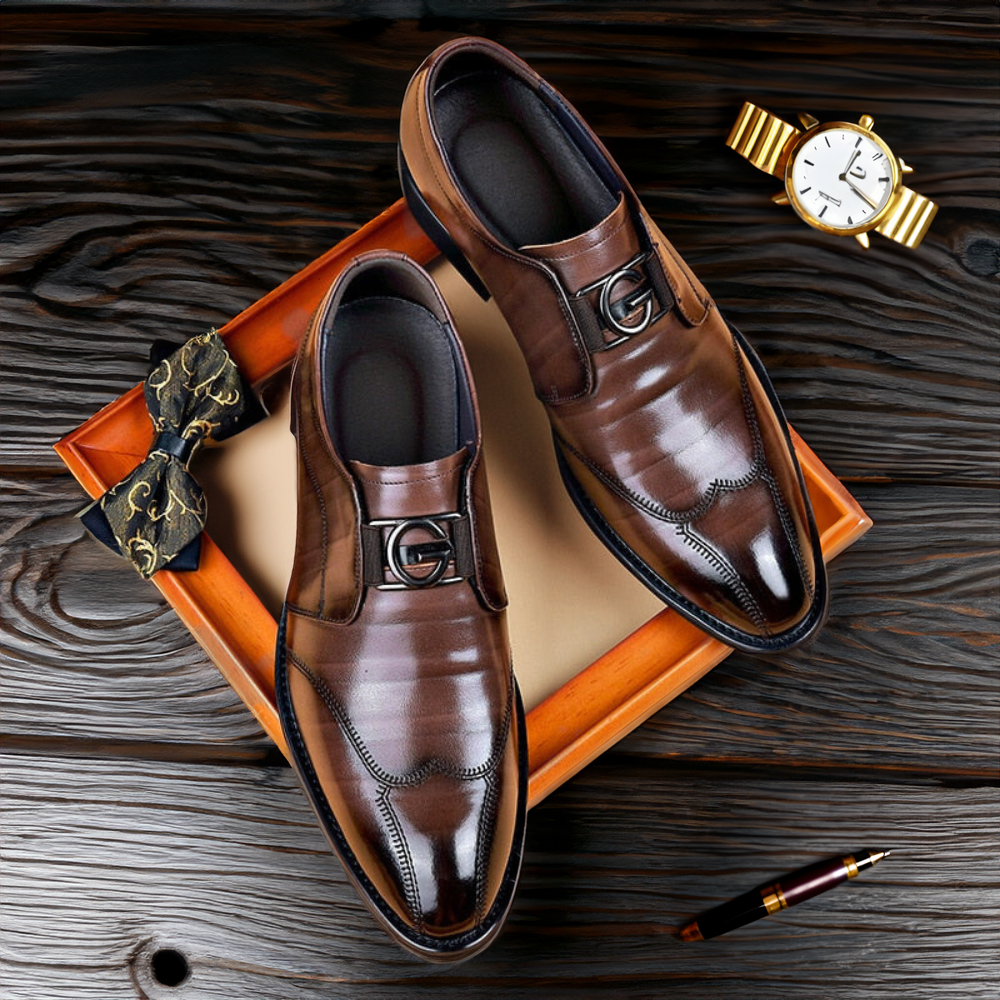 Giovanni | Classic Men's Leather-Like Shoes