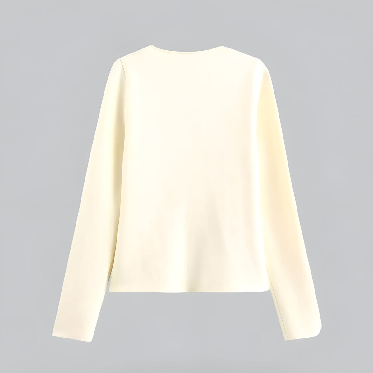 Women's V-Neck Button Front Knit Cardigan, Long Sleeves