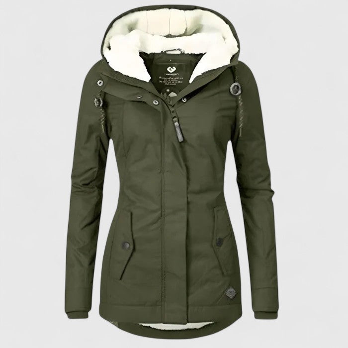 Margot | Womens Winter Jacket with Adjustable Hood | Insulated, Lightweight, Contoured Fit | Gray, Black and More S-3XL