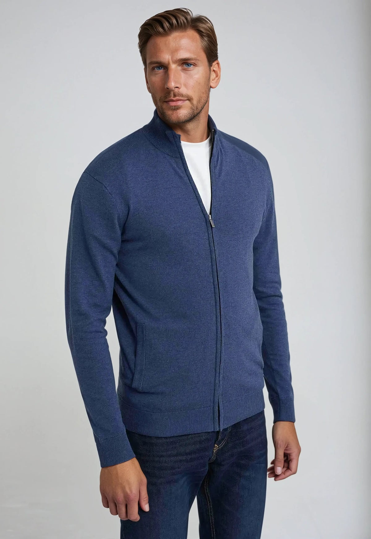 Gunnar | Mens Crewneck Sweatshirt — Modern-Cut Long-Sleeve Classic in 4 Colors S–2XL | Westmere