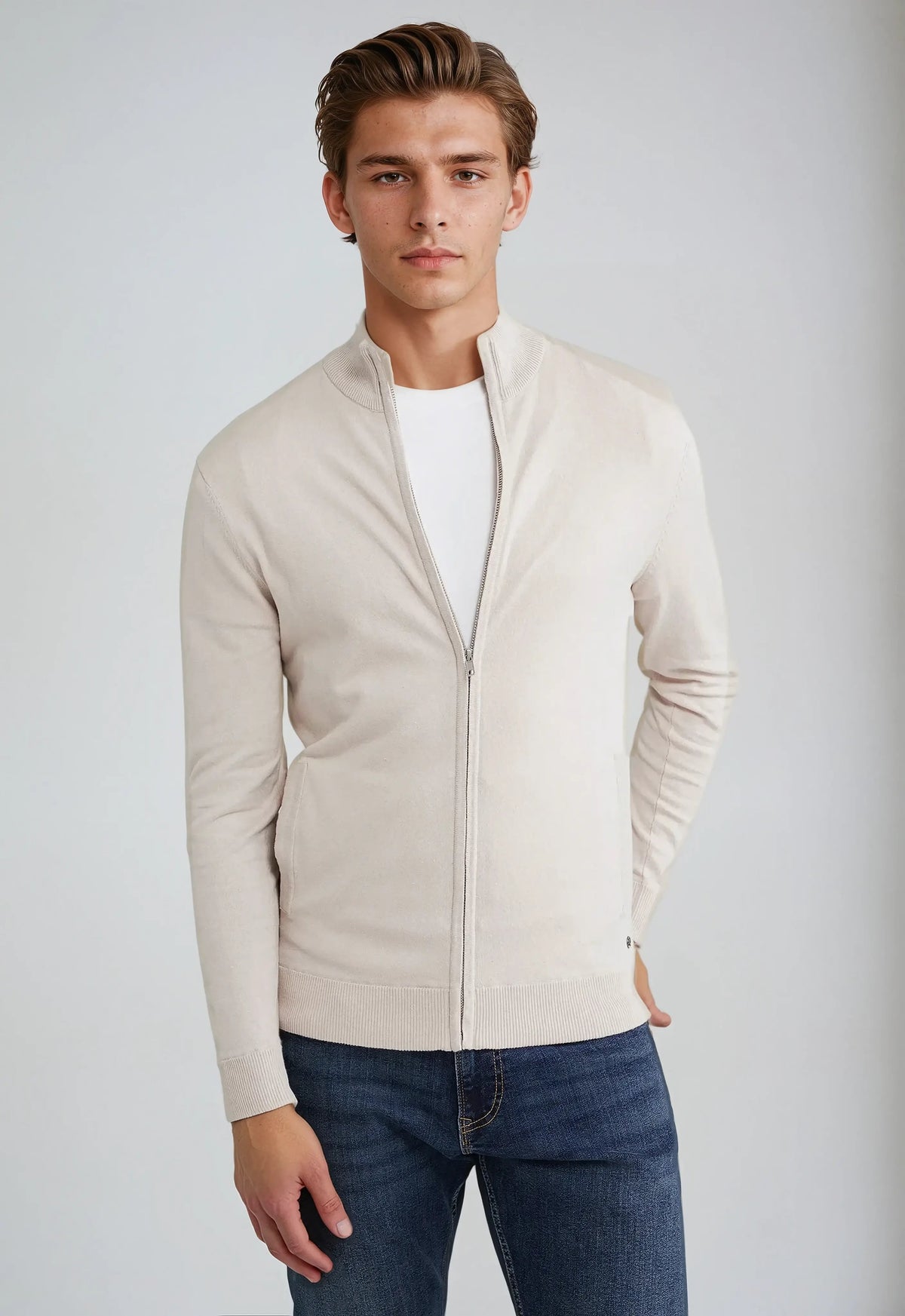 Gunnar | Mens Crewneck Sweatshirt — Modern-Cut Long-Sleeve Classic in 4 Colors S–2XL | Westmere