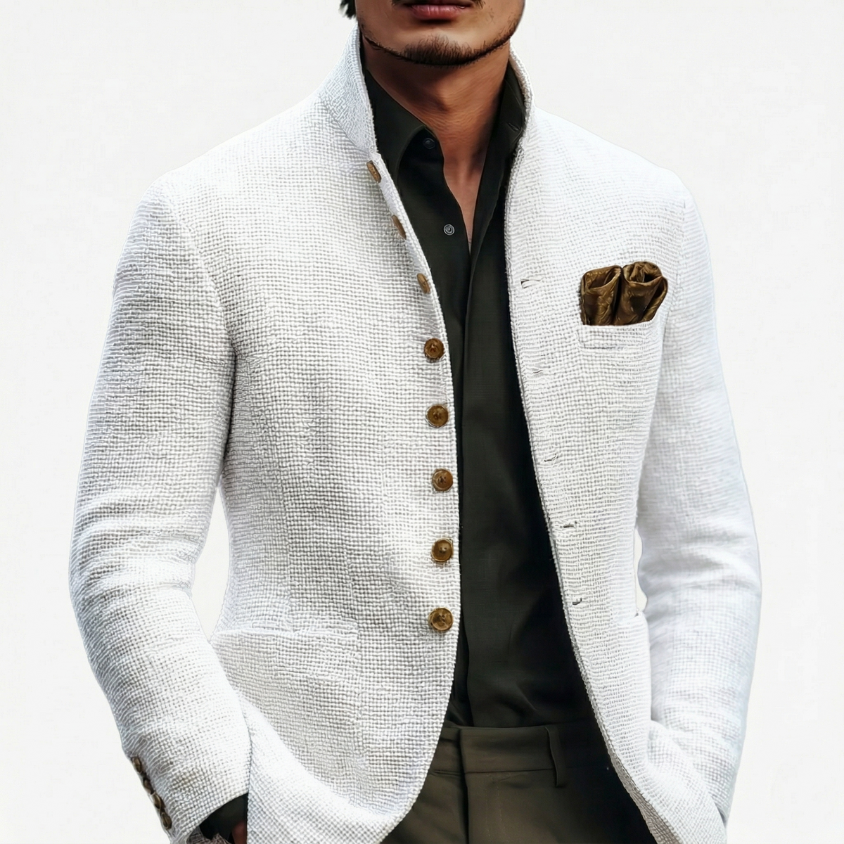 Men's Classic Single-Breasted Blazer