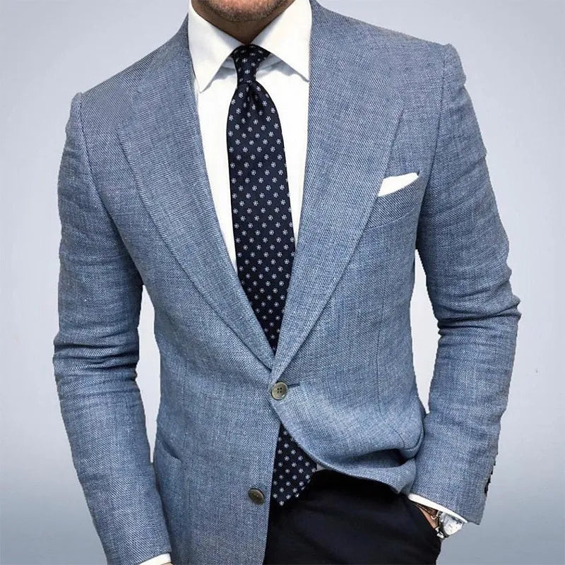 Men's Classic Textured Slim-Fit Blazer