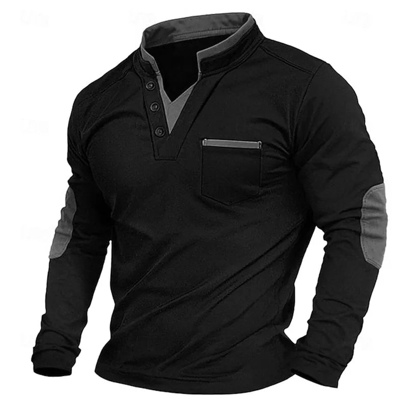 Men's Classic V-Neck Sweatshirt