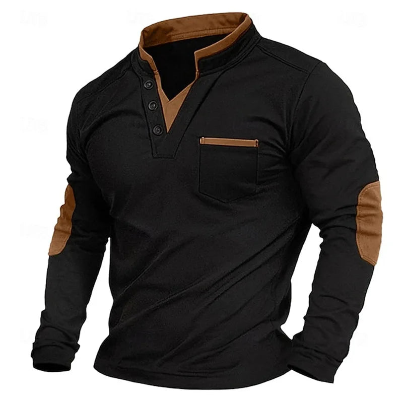Men's Classic V-Neck Sweatshirt
