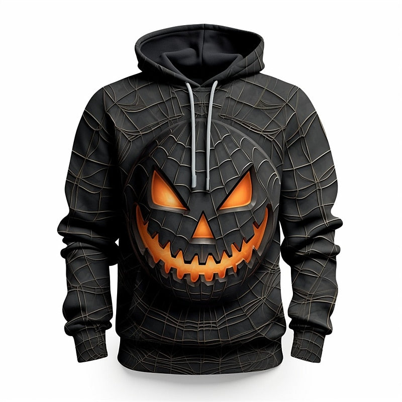 Men's Halloween Glow Graphic Hoodie
