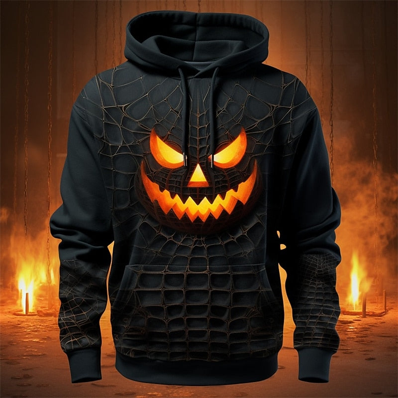 Men's Halloween Glow Graphic Hoodie