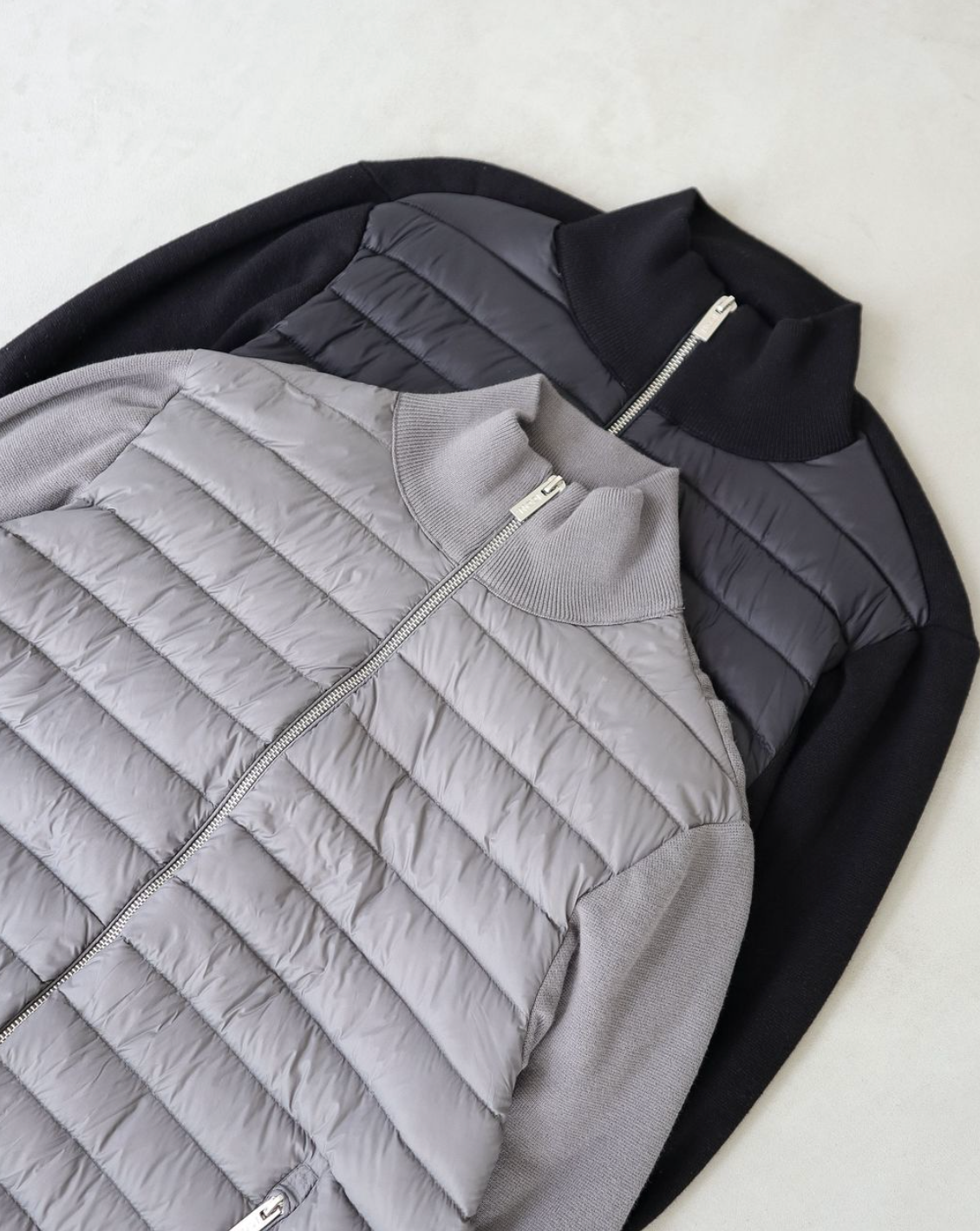 Men's Hybrid Puffer Bomber Jacket
