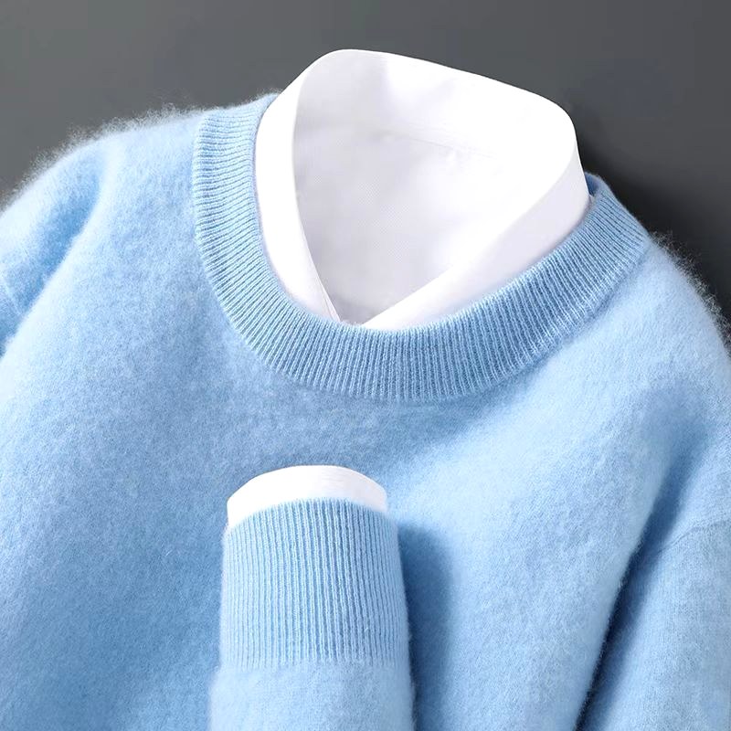 Men's Long Sleeve Crew Neck Knit Sweater