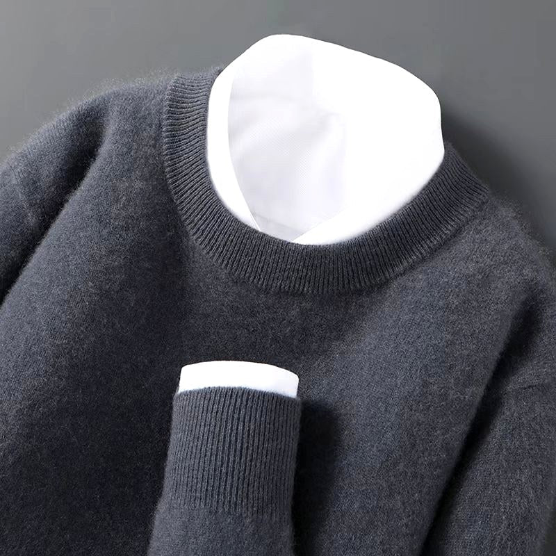 Men's Long Sleeve Crew Neck Knit Sweater