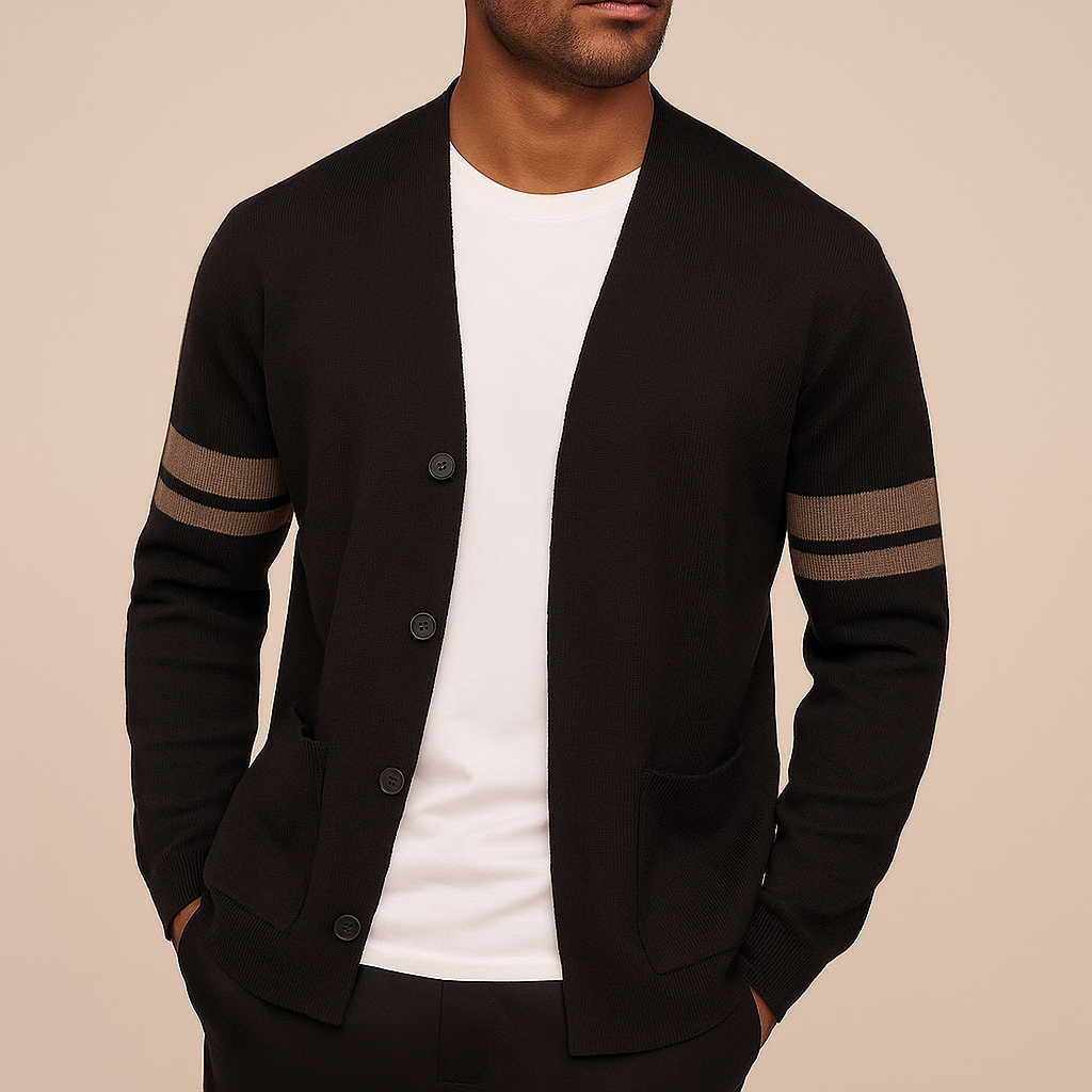 Men's Longline Chic Understated Cardigan