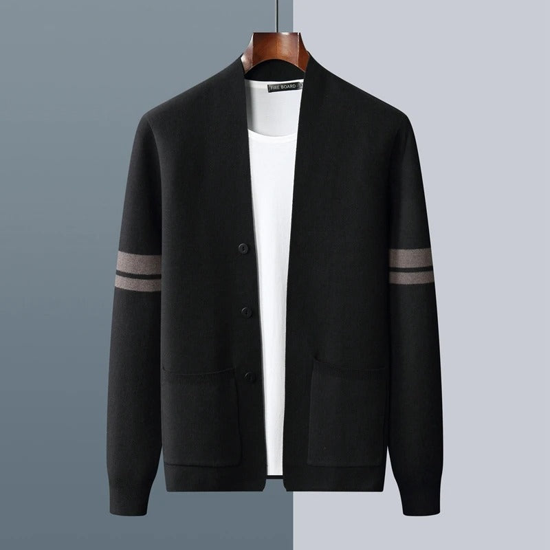 Men's Longline Chic Understated Cardigan