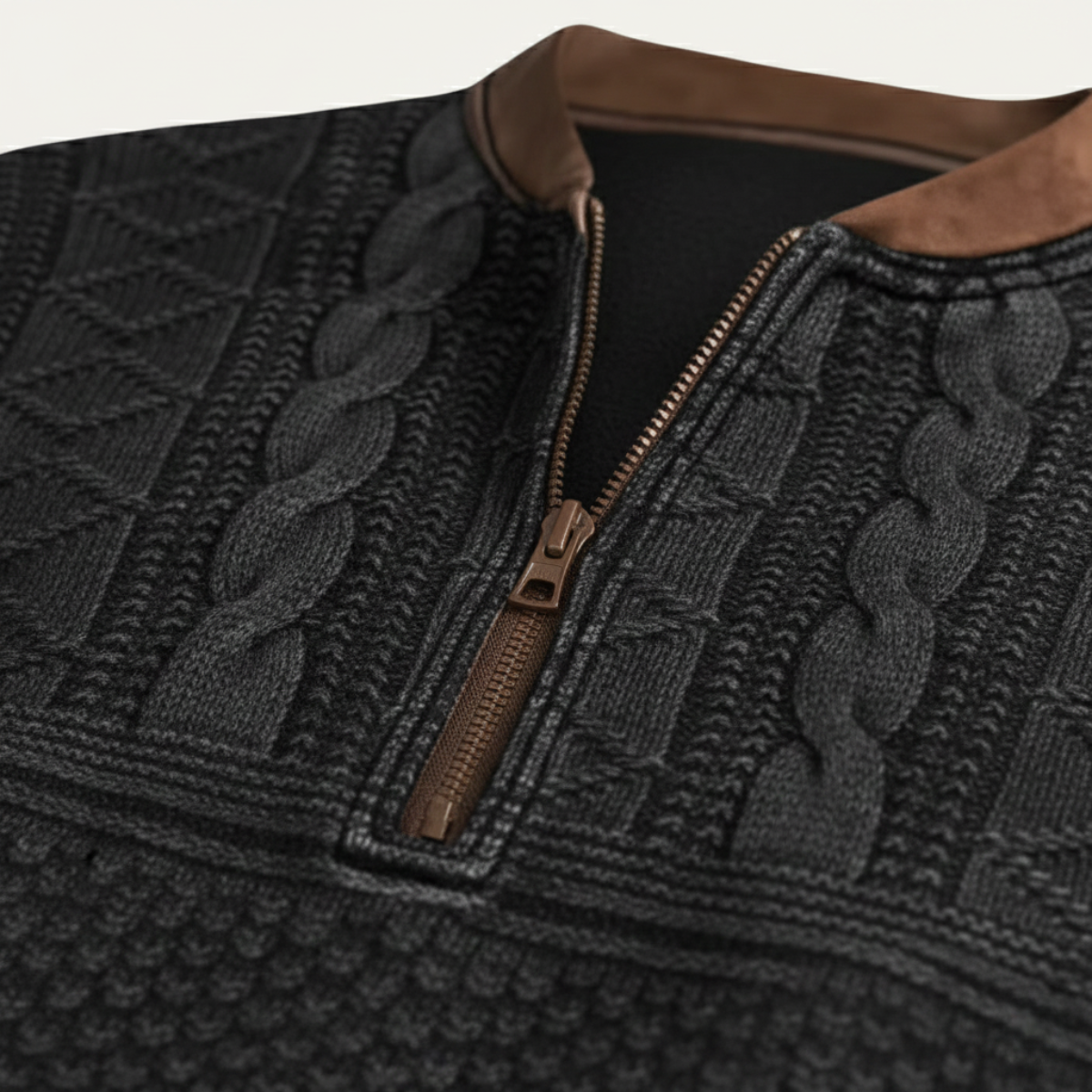 Men's Oversized Button-Front Sleek Cardigan