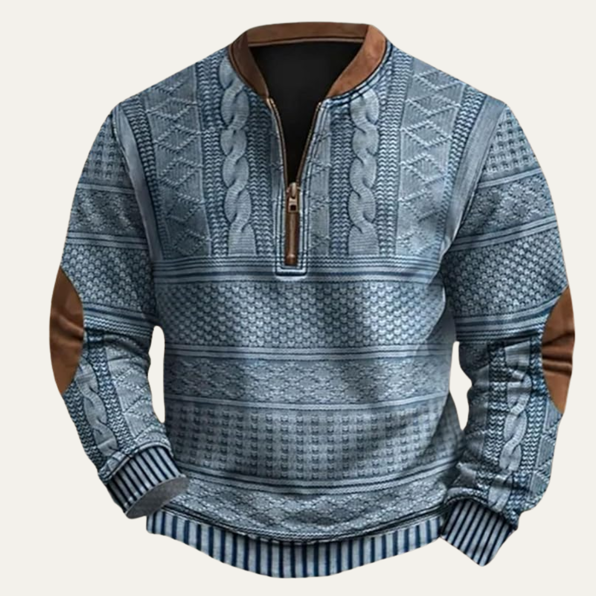 Men's Oversized Button-Front Sleek Cardigan
