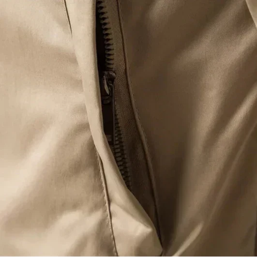Men's Oversized Zip-Up Bomber Jacket